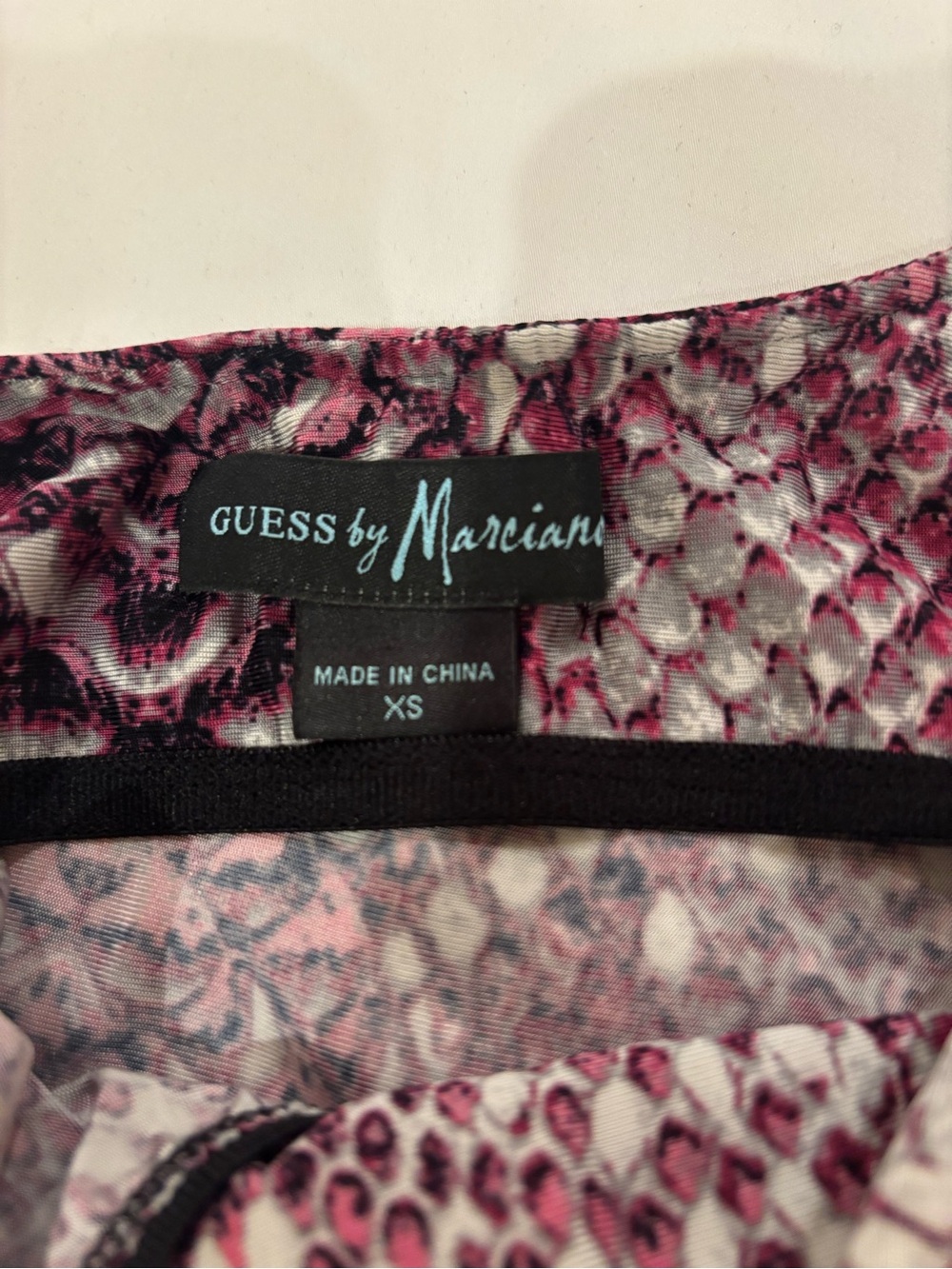 Guess by Marciano Lattice Neck Snake Print Maxi Dress SZ XS - Picture 9 of 10